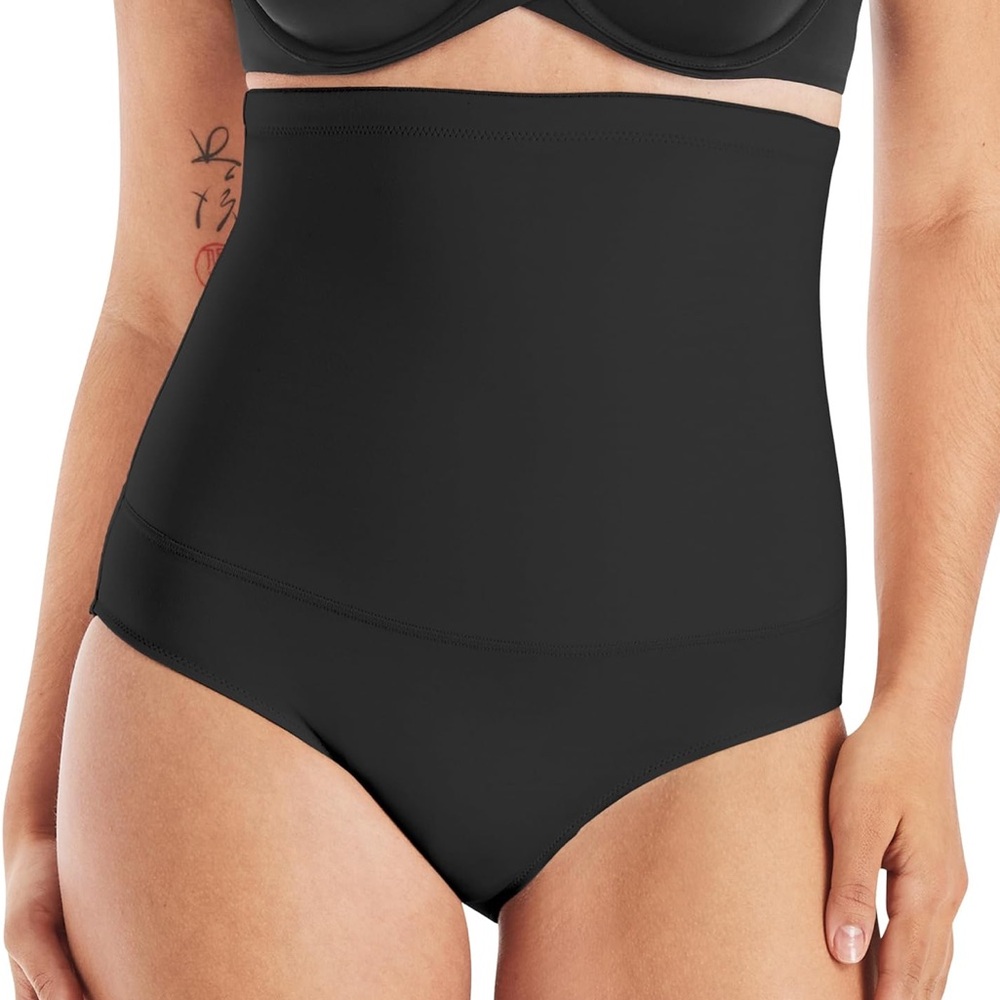 2 -Maidenform Black High-Waist Shapewear